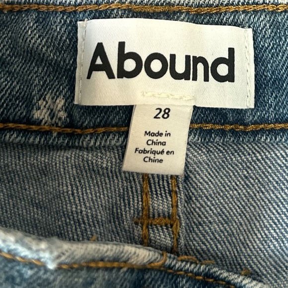 Women's Jeans Shorts - Ripped - Flower Print - US 28 - Picture 8 of 8